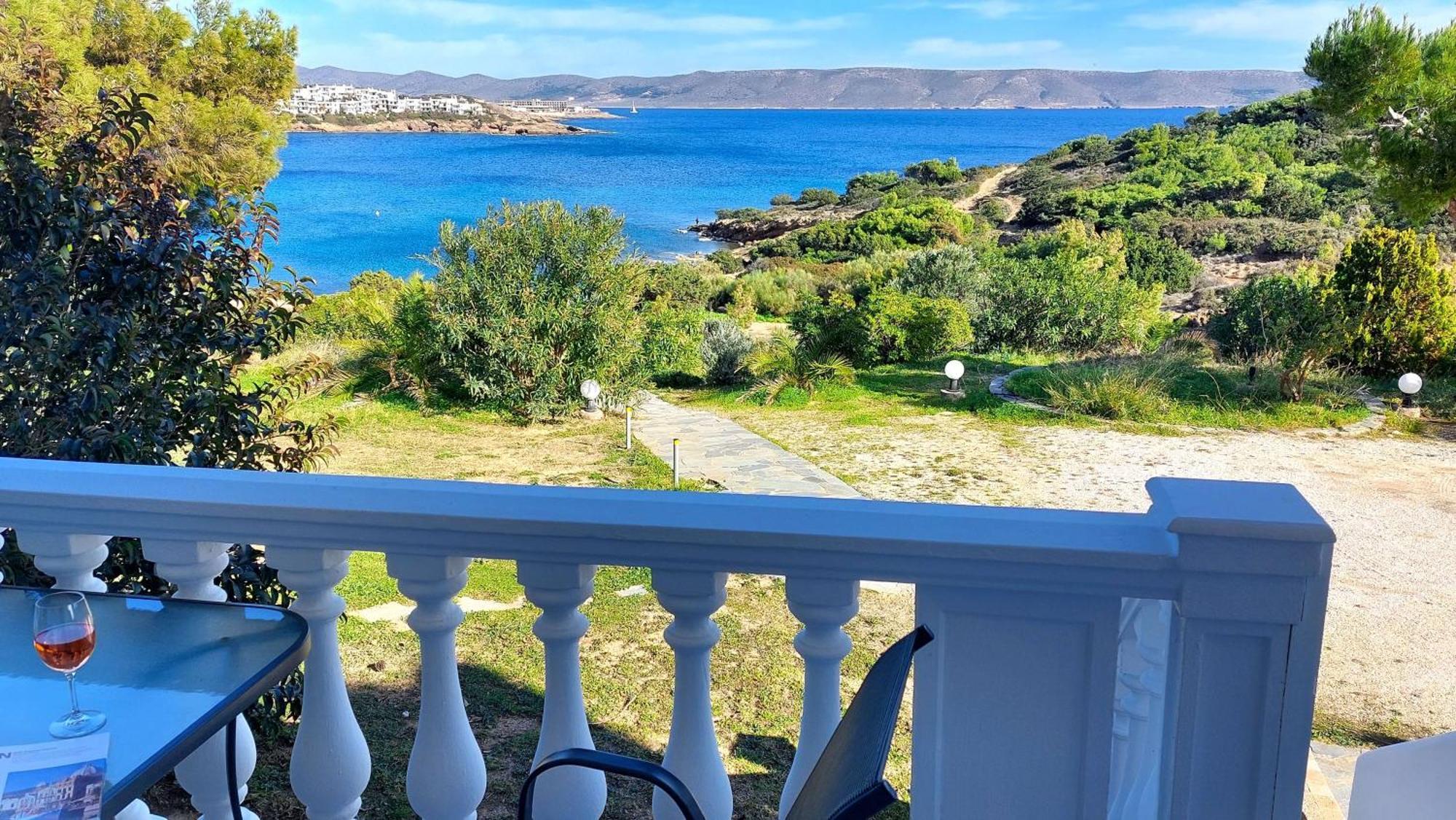 Dea Del Mare Complex In Front Of The Sea. Villa Szúnio Kültér fotó
